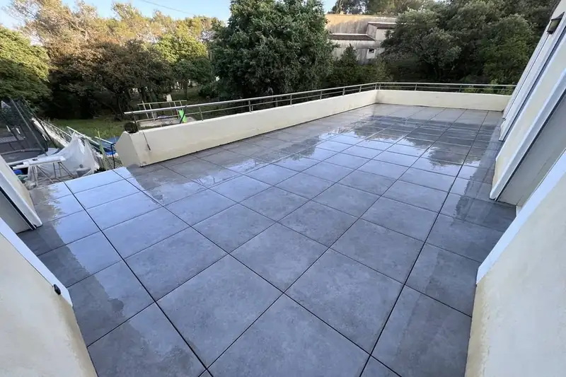 Terrasse carrelée après étanchéité – ETTM